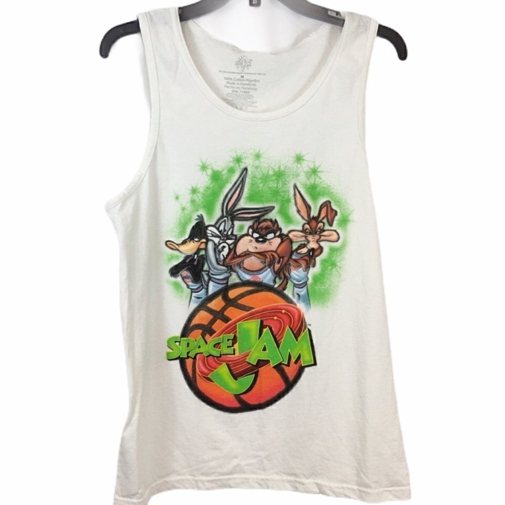 Space Jam airbrush muscle Tee shirt M